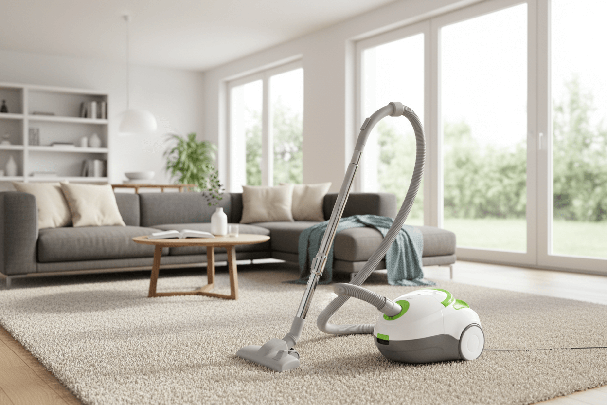 Bravo Vreckový podlahový vysávač B-2944 LUZ bielozelený 11